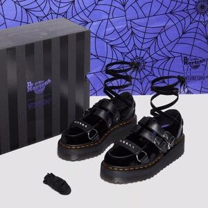 Dr. Martens Women's Ramsey x LIMITED EDITION WEDNESDAY Black Creepers US 8